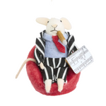 The God mouse Felt Hanging Decoration 11cm - Christmas Decorations Brisbane
