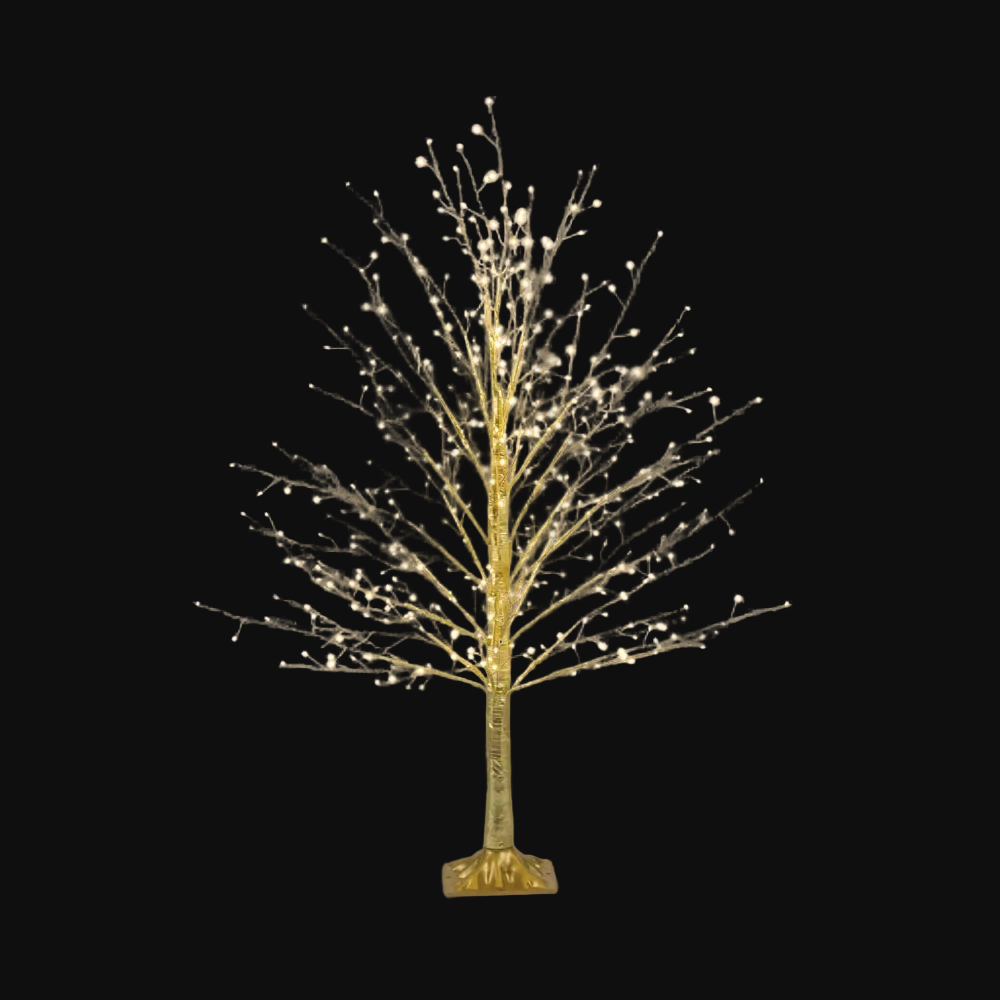 Twinkle Tree Gold LED 180cm - Christmas Decorations Brisbane
