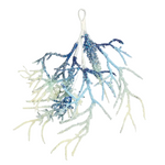 Hanging Coral Spray Blue/White 31cm - Christmas Decorations Brisbane