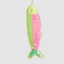 Sequin Fish Green/Pink Hanging 14cm
