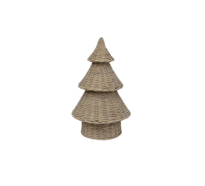 Tree Wicker Natural Grey 40cm