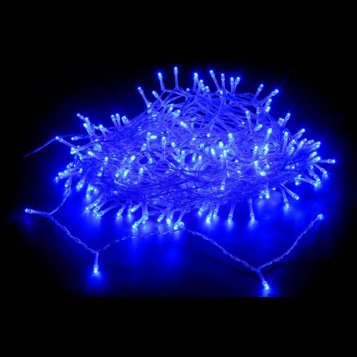 Fairy Light Clear Cable Blue 17m - Christmas Decorations Brisbane