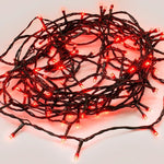Fairy Light Red on black cable 17m - Christmas Decorations Brisbane