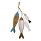 Fish School Wood 30cm - Christmas Decorations Brisbane