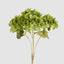 Flower Hydrangea Bunch With 5 Heads Green 42cm - Christmas Decorations Brisbane
