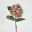 Flower Hydrangea Large Stem With Leaves Light Pink and Green 75cm - Christmas Decorations Brisbane