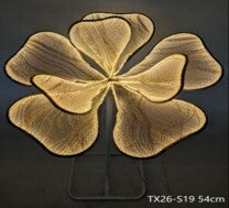 Flower LED White Base 54cm - Christmas Decorations Brisbane