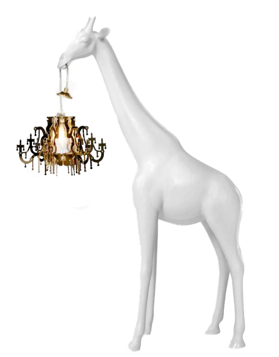 Giraffe with Chandelier 1.2m