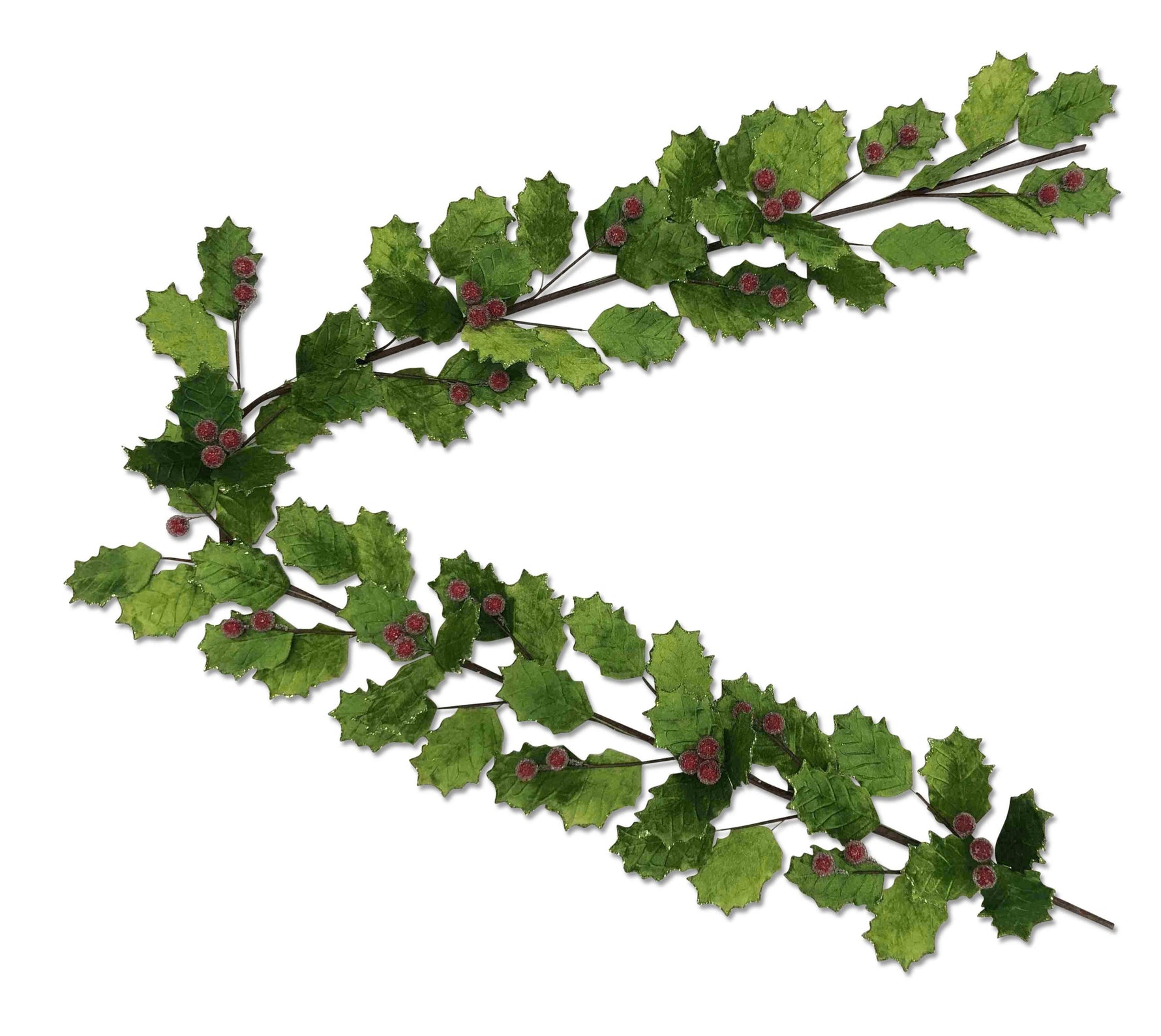 Garland Holly W/ Berries 150cm - Christmas Decorations Brisbane