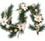 Garland w/ Champagne Magnolia Flowers 180cm