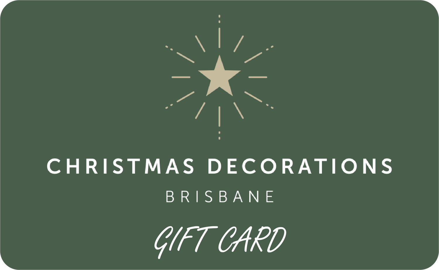 Christmas Decorations Brisbane Gift Card