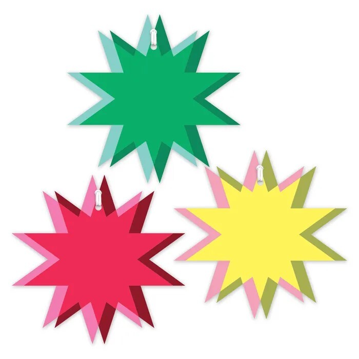 Gift Tags Prism 6 Pack