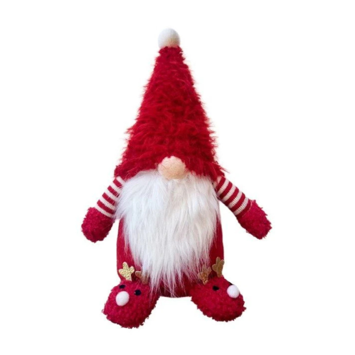 Gnome Large Red & White Standing 30cm
