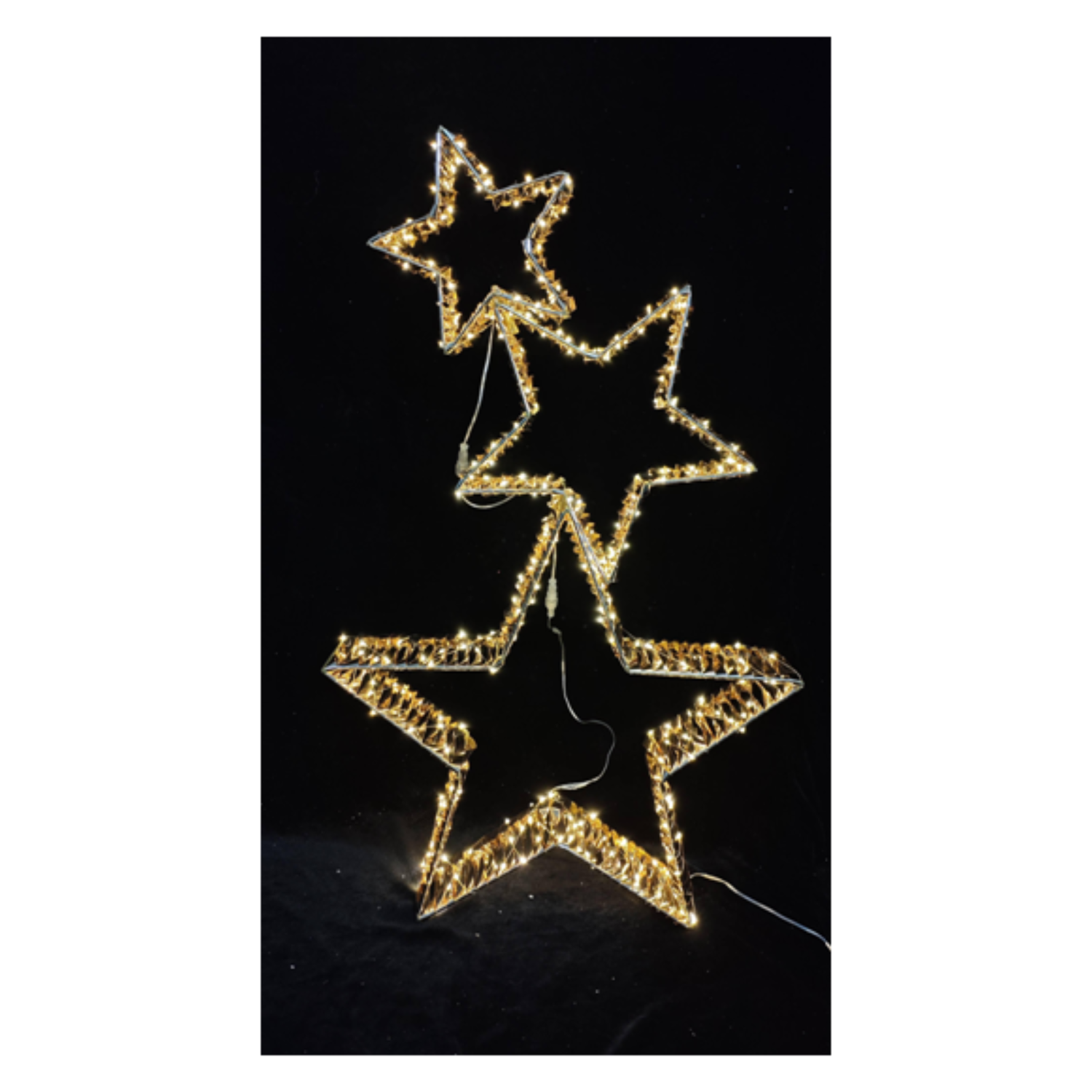 Gold Star Stack Light-Up 82cm