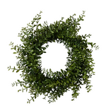 Wreath Green Boxwood Leaf 60cm - Christmas Decorations Brisbane