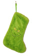 Grinch Green Stocking 35cm - Christmas Decorations Brisbane