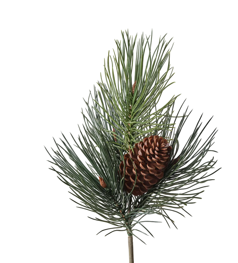 Green Pinecone Needle Pick 36cm - Christmas Decorations Brisbane