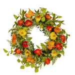 Wreath Poppies Red and Yellow 56cm - Christmas Decorations Brisbane