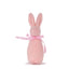 Rabbit Flocked 20cm Pink - Christmas Decorations Brisbane