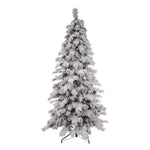 Flocked Pine Pre-Lit 2.75m - Christmas Decorations Brisbane
