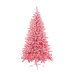 Tree Flocked Pre-Lit Pink 1.8m - Christmas Decorations Brisbane