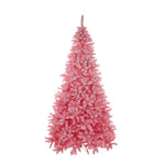 Tree Flocked Pre-Lit Pink 2.4m - Christmas Decorations Brisbane