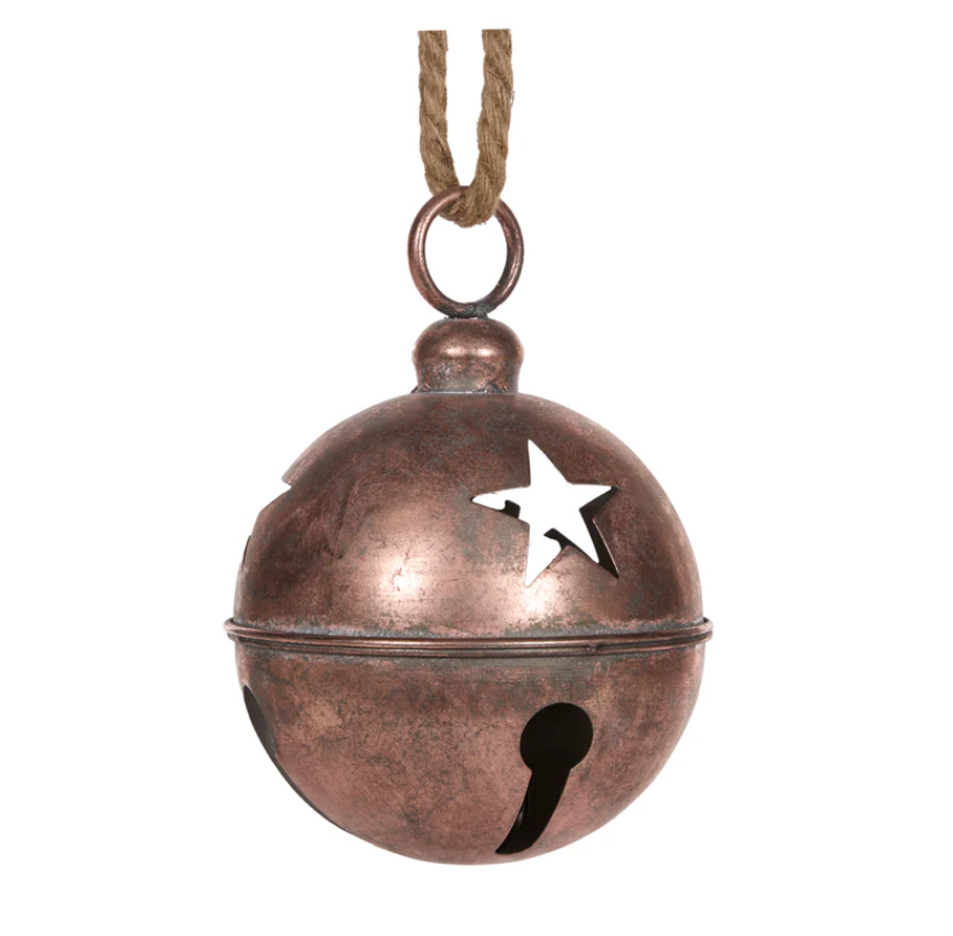 Antique copper bell 20cm