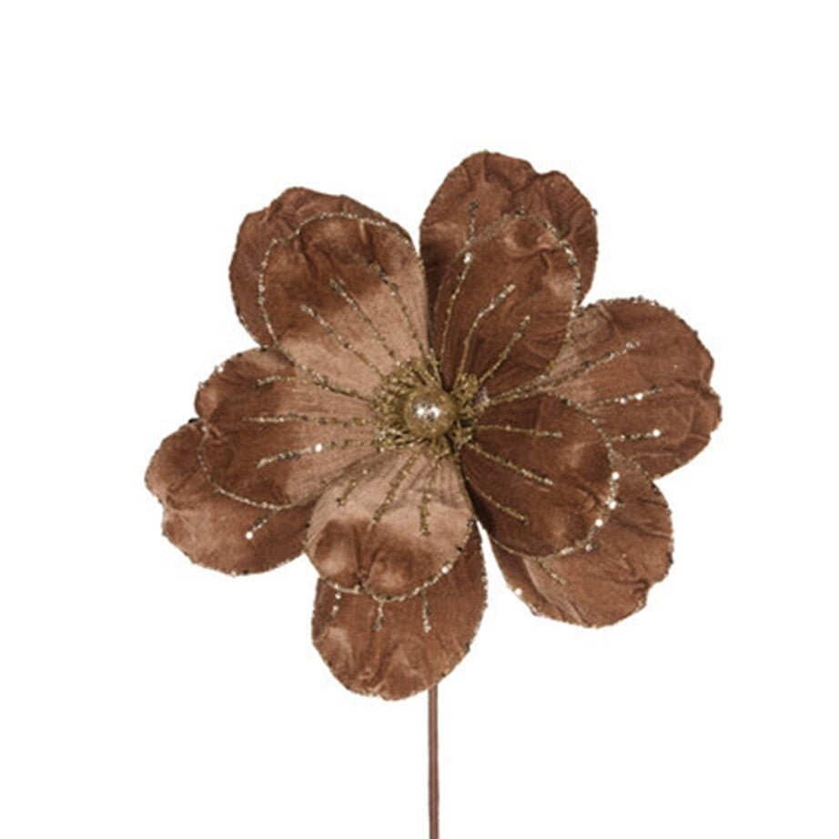 Magnolia velour taupe flower