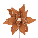 Gingerbread poinsettia flower