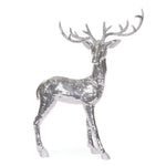 Standing disco reindeer, covered in mirror tiles