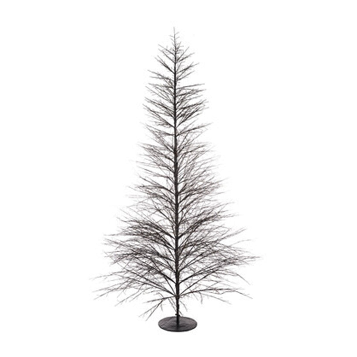 3m tall black tree with pre-lit sparkle