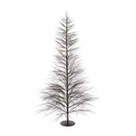 3m tall black tree with pre-lit sparkle