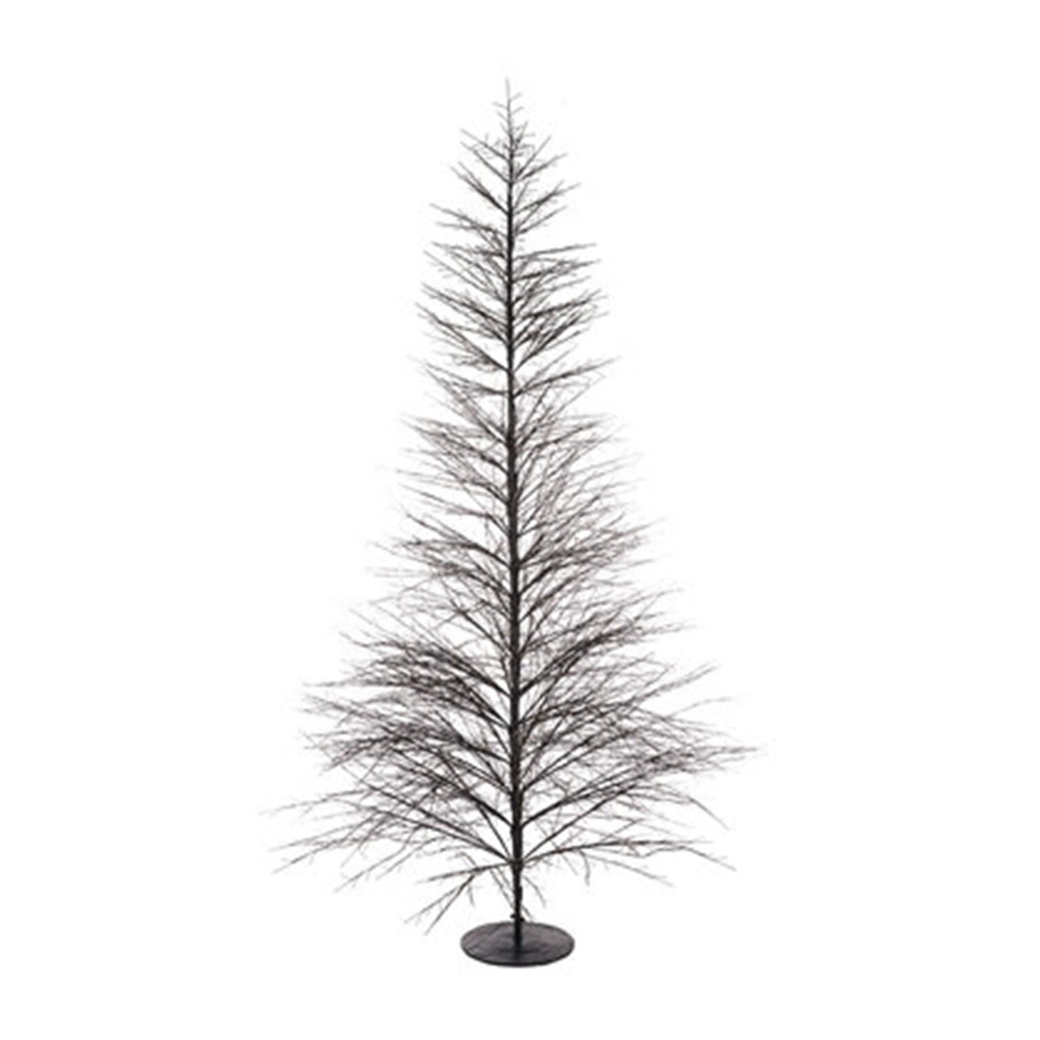 3m tall black tree with pre-lit sparkle