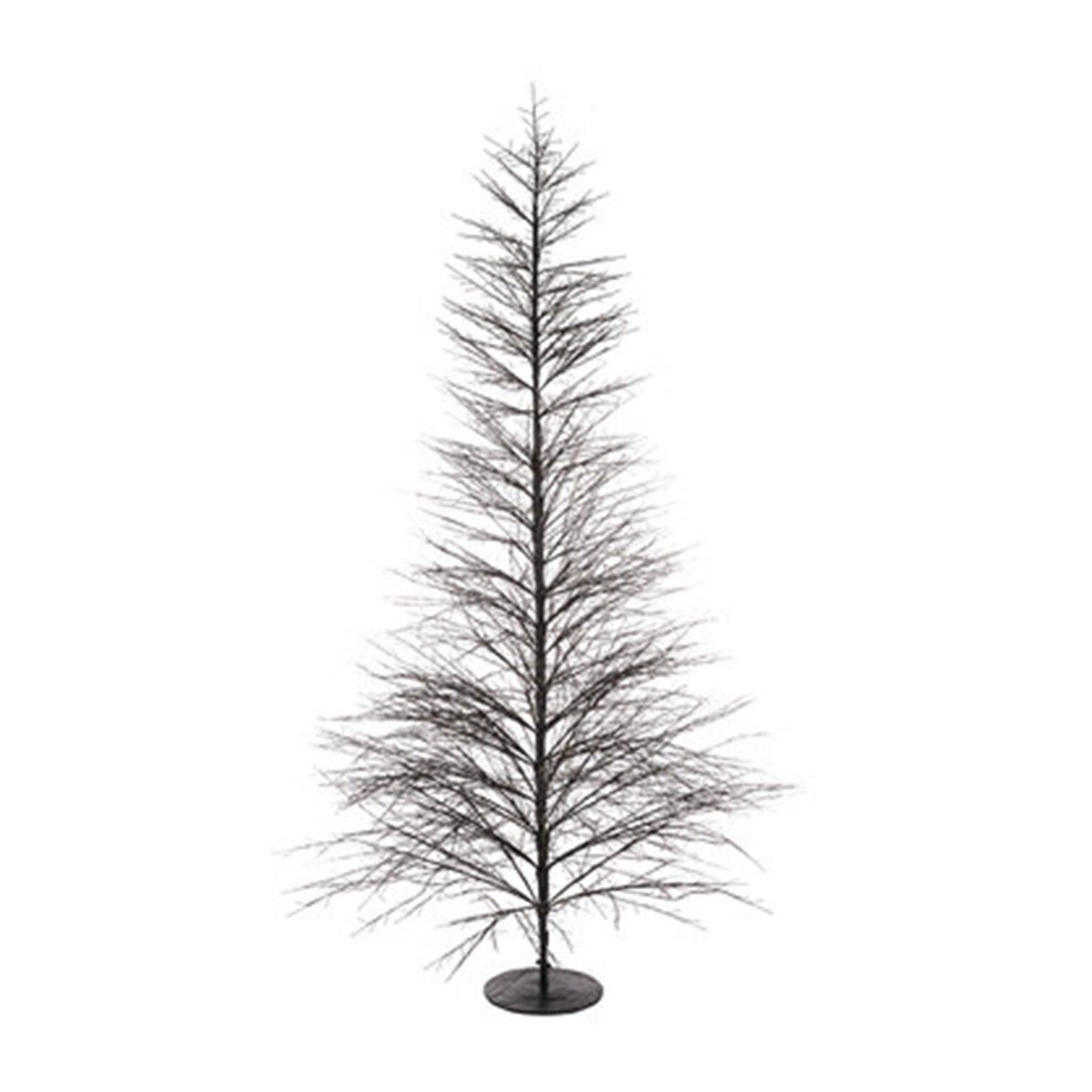 3m tall black tree with pre-lit sparkle