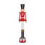 Red, white and black toy soldier oversized ornament standing on a harlequin pattern base