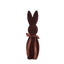 Rabbit Flocked Brown 41cm - Christmas Decorations Brisbane