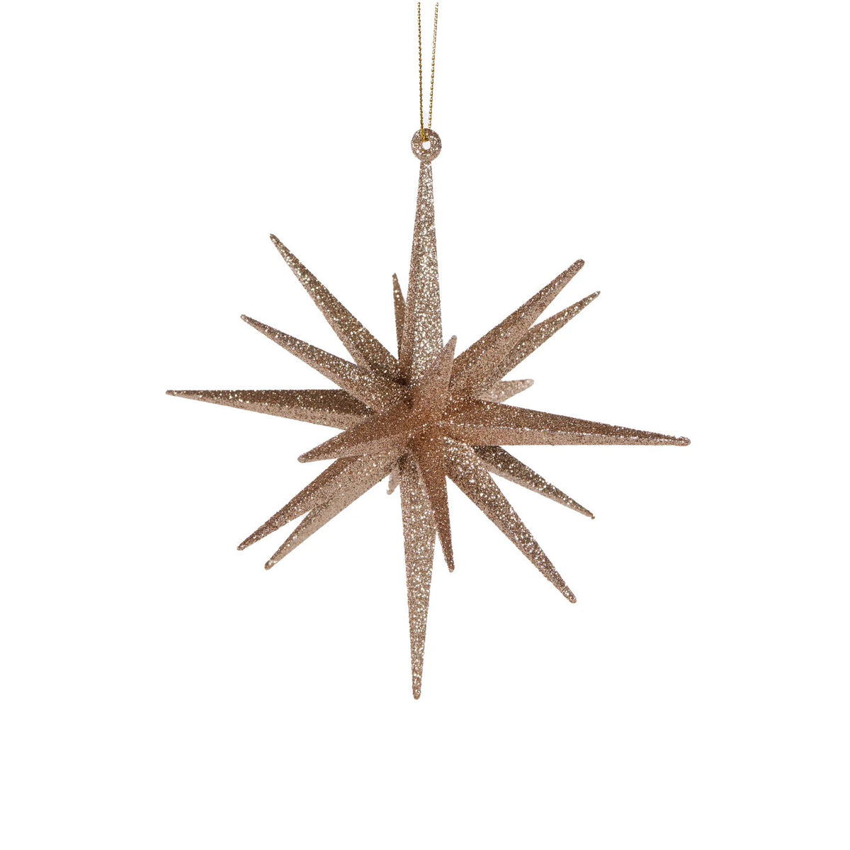 Champagne Orbit Star Hanging 15cm