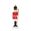 Christmas Solider Red With Staff 38cm