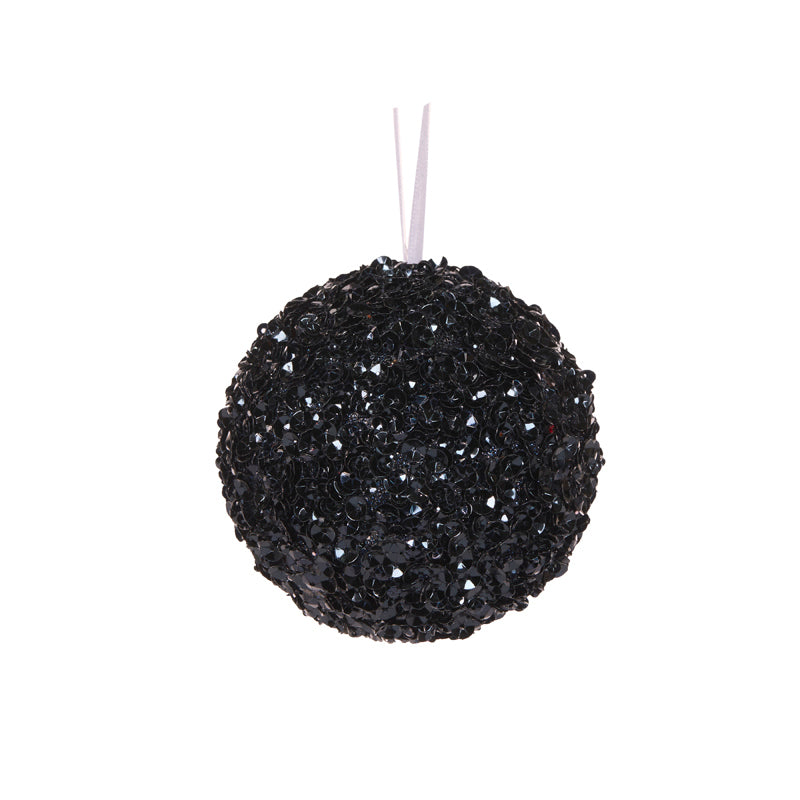 Bauble Navy Shimmer 15cm