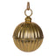 Bell Ribbed Gold  20cm