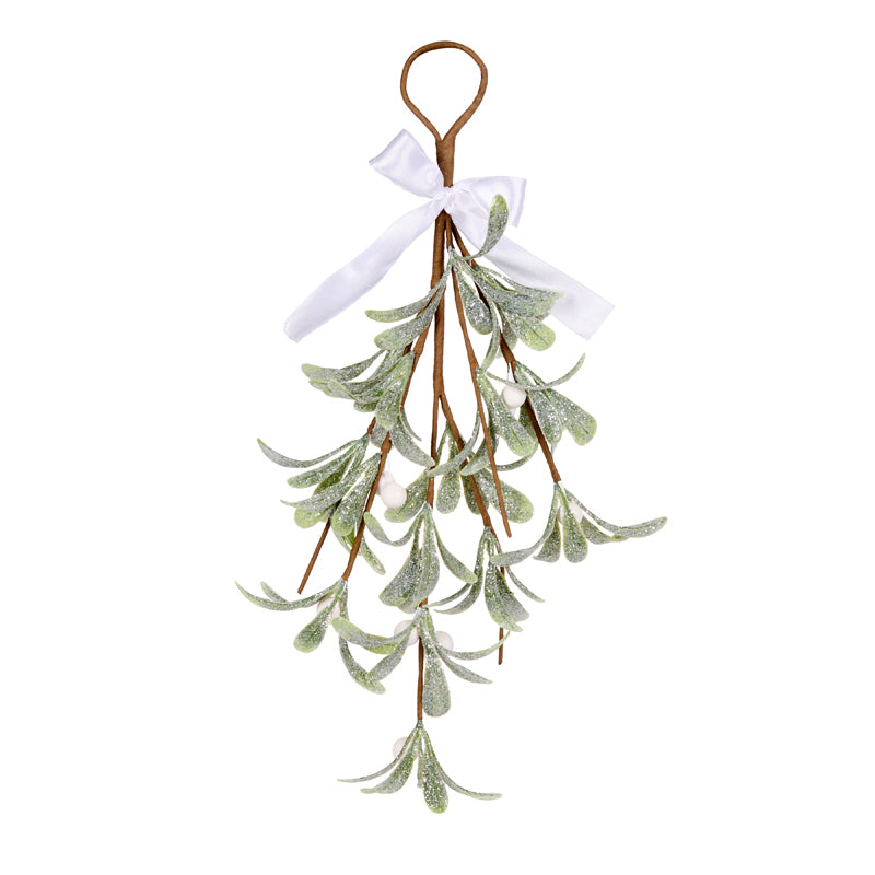 Mistletoe Bunch With White Bow