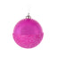Bauble Magenta Sprinkle 12cm