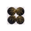 Bauble 4 Pack Velvet Noir and Gold