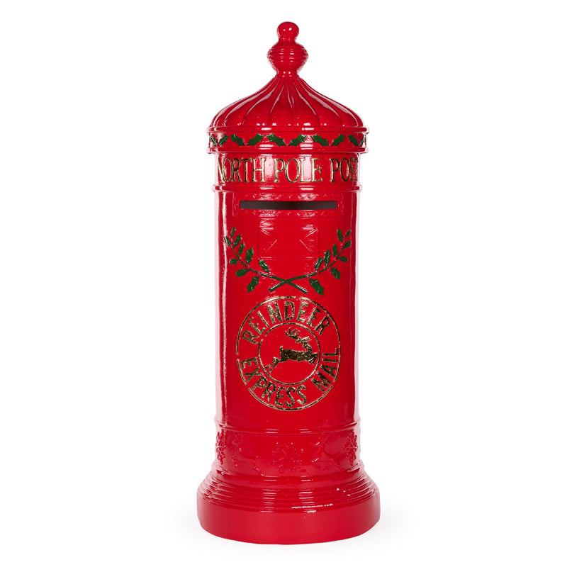 Mailbox Red Reindeer Express 77cm