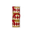 Drums Hanging Set of 3 Red, White and Gold 7cm