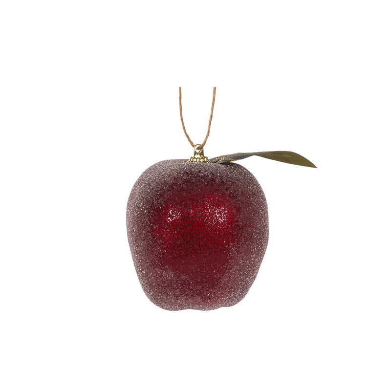 Red Apple Hanging Ornament Vintage