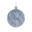 Bauble Swirl Blue 10cm