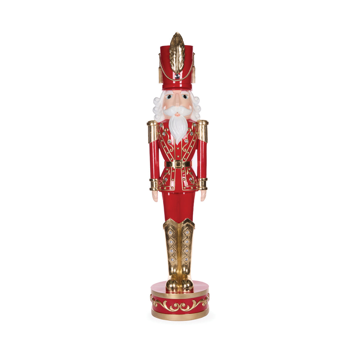Nutcracker Red and Gold Jewel  121cm