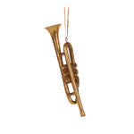 Instruments Hanging Golden 10cm - Christmas Decorations Brisbane