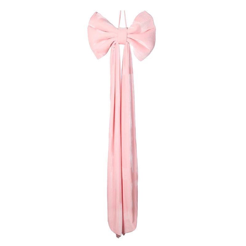 Bow Long Tail Pink 90cm